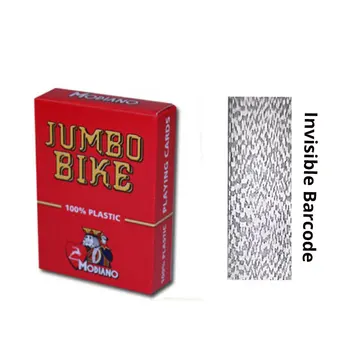 마크 플레이 카드 안티 치트 포커 모디아노 점보 자전거 바코드 매직 마크 카드 보드 게임