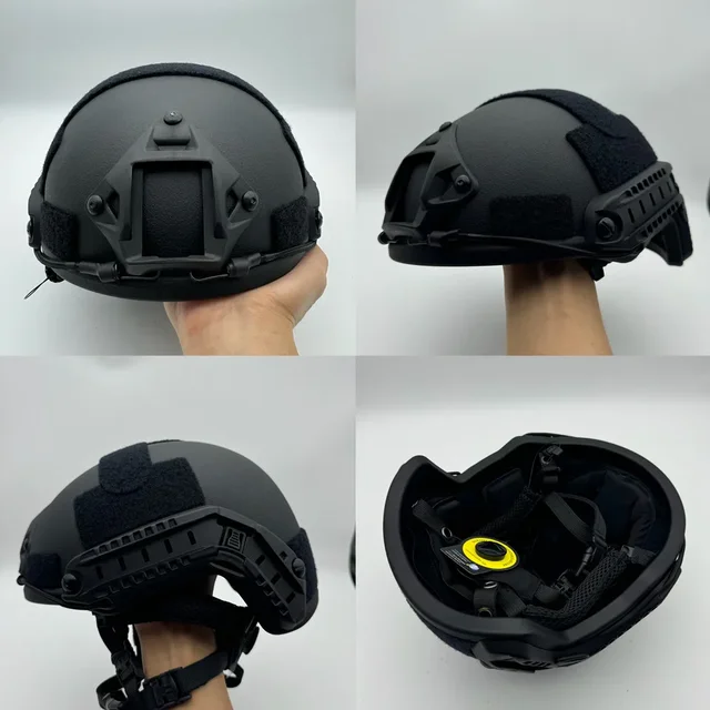 Fast HDPE NIJ IIIA High Cut Ballistic Helmet 2 Generation high-grade lining UHMW-PE Ballistic 3A Bulletproof Helmet 3