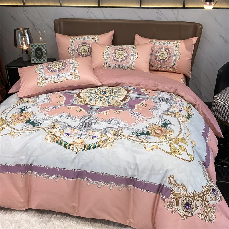 Waliicorners Bohemian Queen 200X230cm Duvet Cover Set Bed Linens Fitted Sheet Pillow Shams Luxury 100% Cotton Exotic Pattern Bedding Set 10 Sabfd8b5d1fa04db79a07ff0ad0141f25e