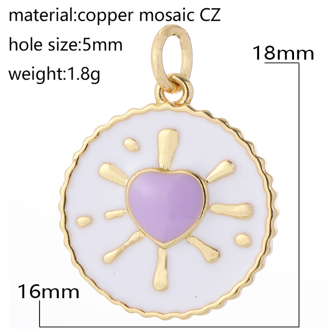 Heart Love Diy Jewelry Charms For Necklace Earring Gold Cute Designer Charms Pendant for Jewelry Making Keychain Supplies