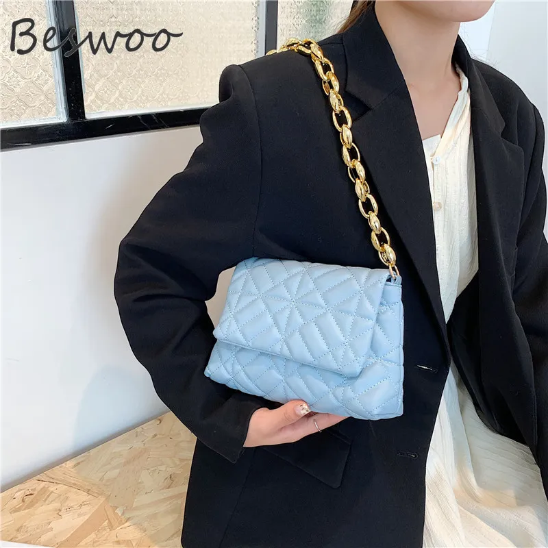 ANHTCZYX Women's Bag Trend Handbags for Women Nylon Bags Leisure Armpit Bag Shopping Shoulder Bags Dumpling Handbag Female, Size: 25, Blue