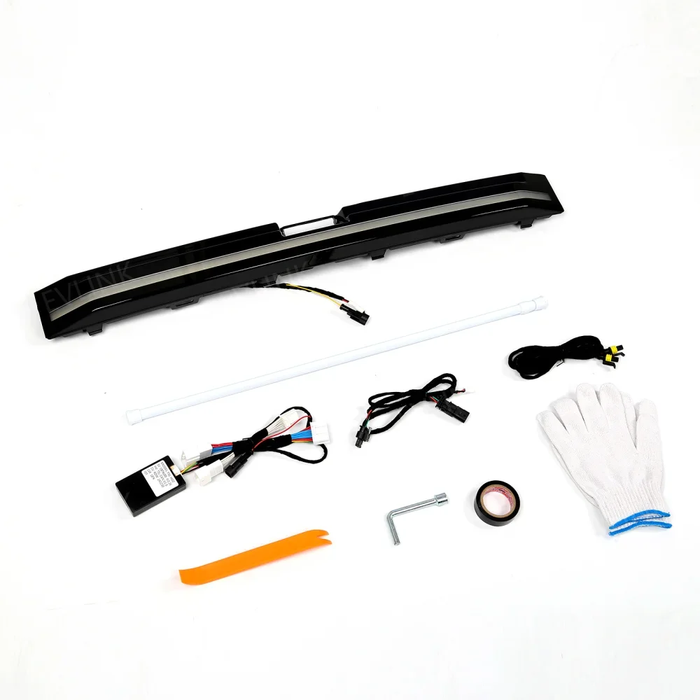 고품질 자동차 부품 그릴 패널 하단 중앙 전면 그릴 바 관통형 라이트 (사이버트럭 2024용)