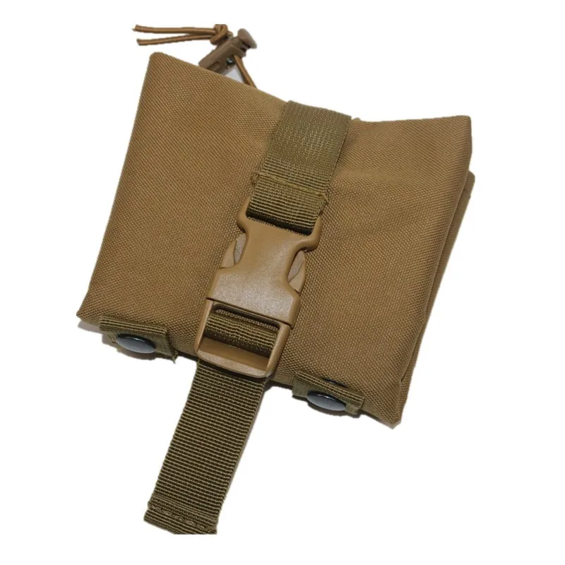 Folding Tactical Molle Magazine Dump Drop Pouch Foldable Utility