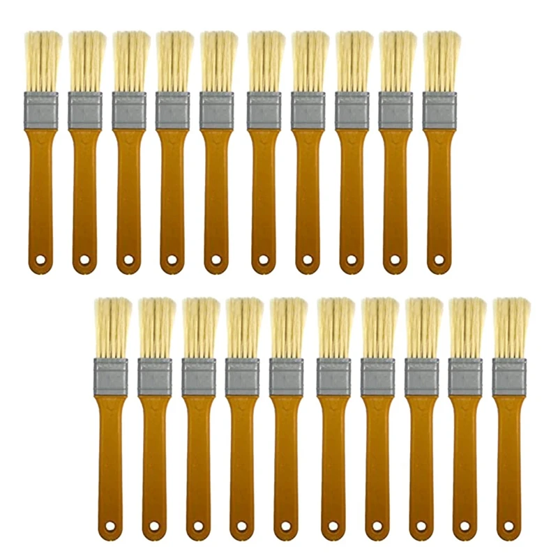 

Chip Brush 1 Inch Paint Brushes Paint Brush With Plastic Handle Anti-Shedding Thicken For Paint Stains Varnishes Glues