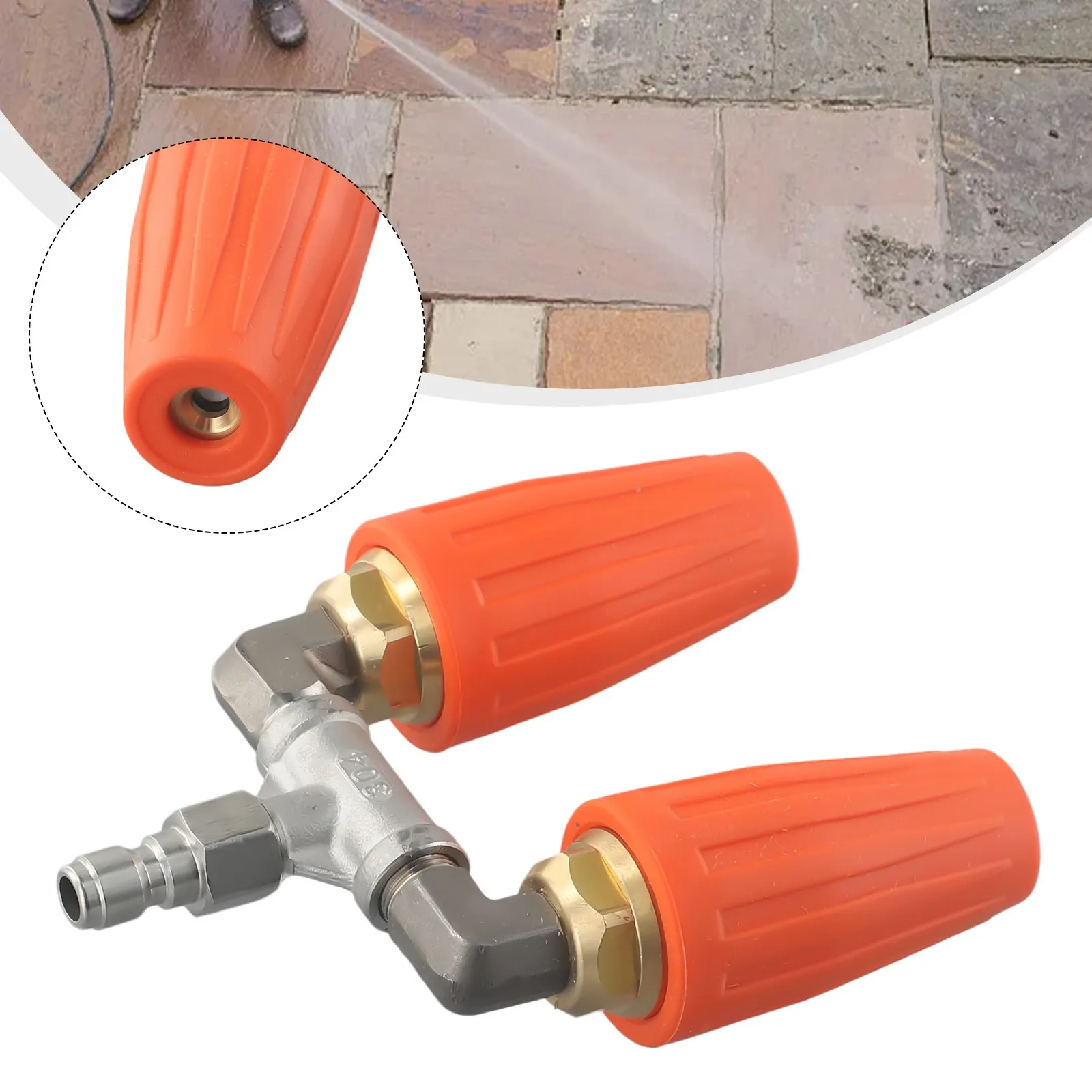 

Турбонасадка для шланга 1/4 дюйма, 4000psi, 4-6Gpm