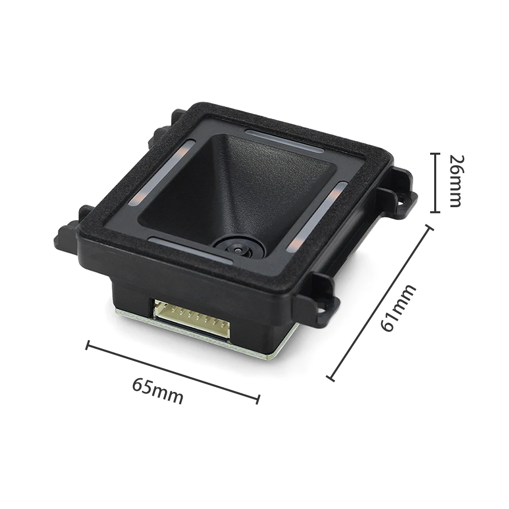 내장형 바코드 스캐너, 자기 유도 1D 2D QR 바코드 리더 모듈, 지지대 RS-232, TTL, USB, 게이트 기계용 자동 스캐닝