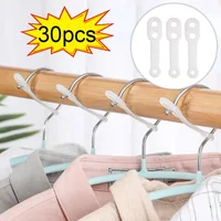 1/30pcs Anti-drop Clothes Rack Windproof Clothes Buckle Falling Strip Buckle Clothes Hanger Clip Household Windproof Hanger Hook 1