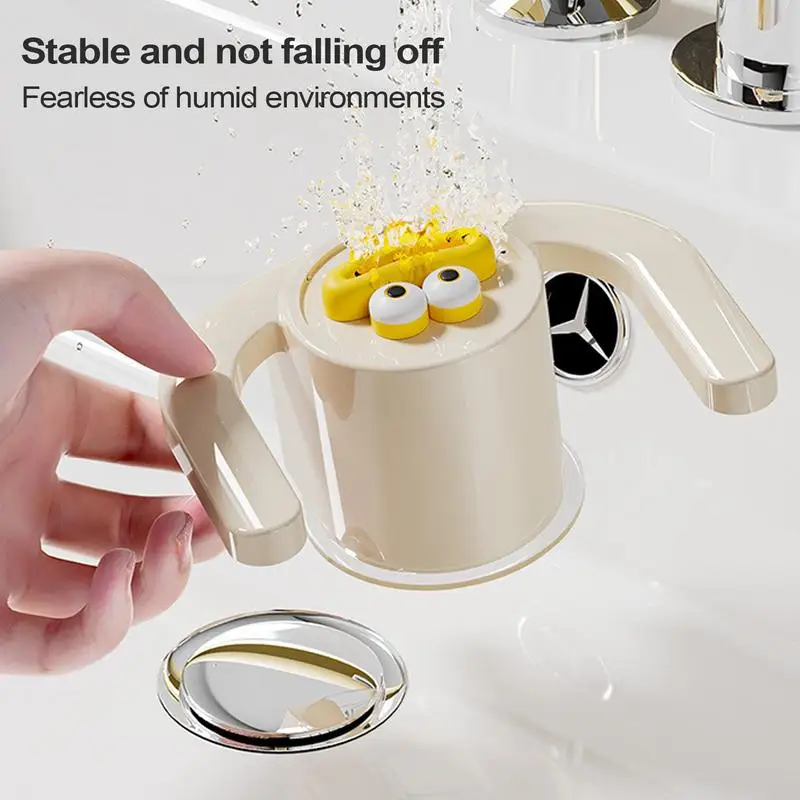 Bathroom Slippers Hanger Wall-Mounted Cartoon Sausage Mouth Shoe Storage Hook Space-Saving Door Organizer Toilet Drainage Rack