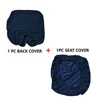 Office Chair Cover With Back Chair Covers Solid Color Computer Game Seat Cover Universal Anti-dust Elastic Armchair Slipcover 5