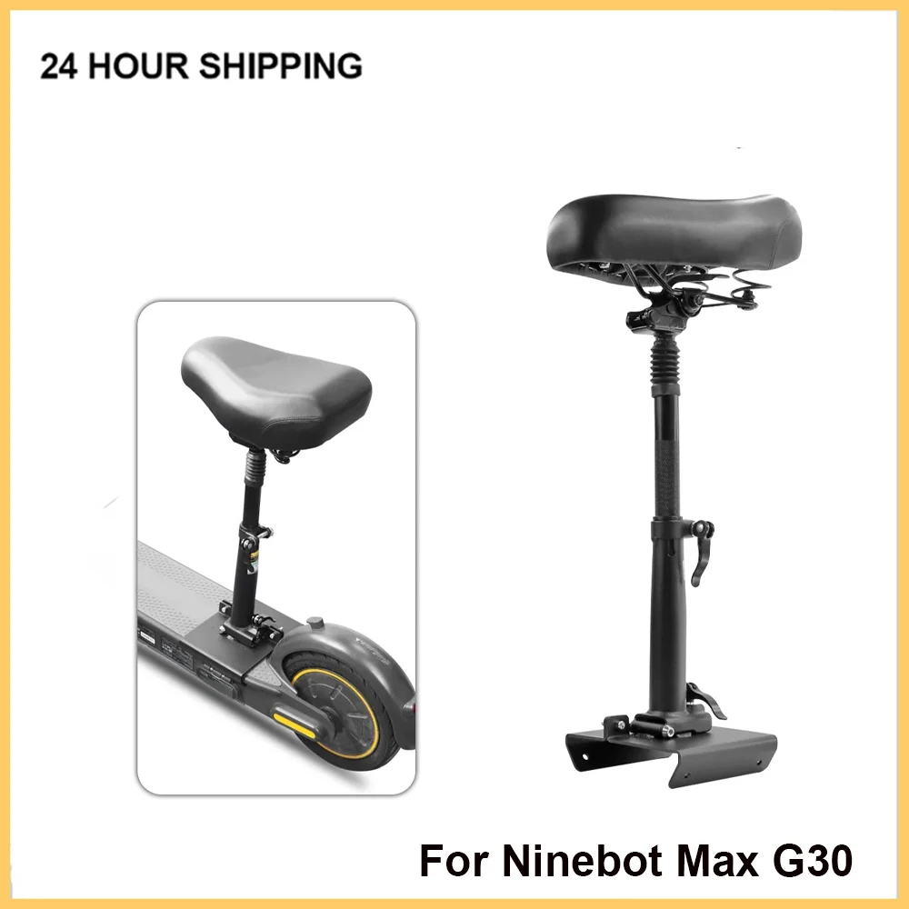 

New Cushion Chair Seat Adjustable Folding Saddle for Segway Ninebot Max G30 Electric Scooter Accessories Soft Butt Parts