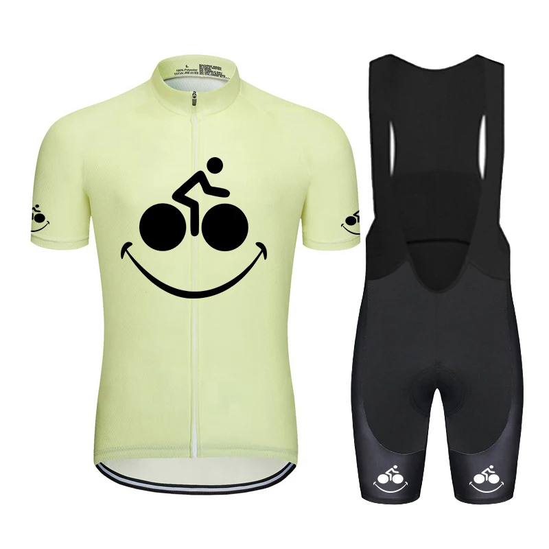 Cartoon Cycling Jersey Set Men Cycling Clothing 2023 Summer Short