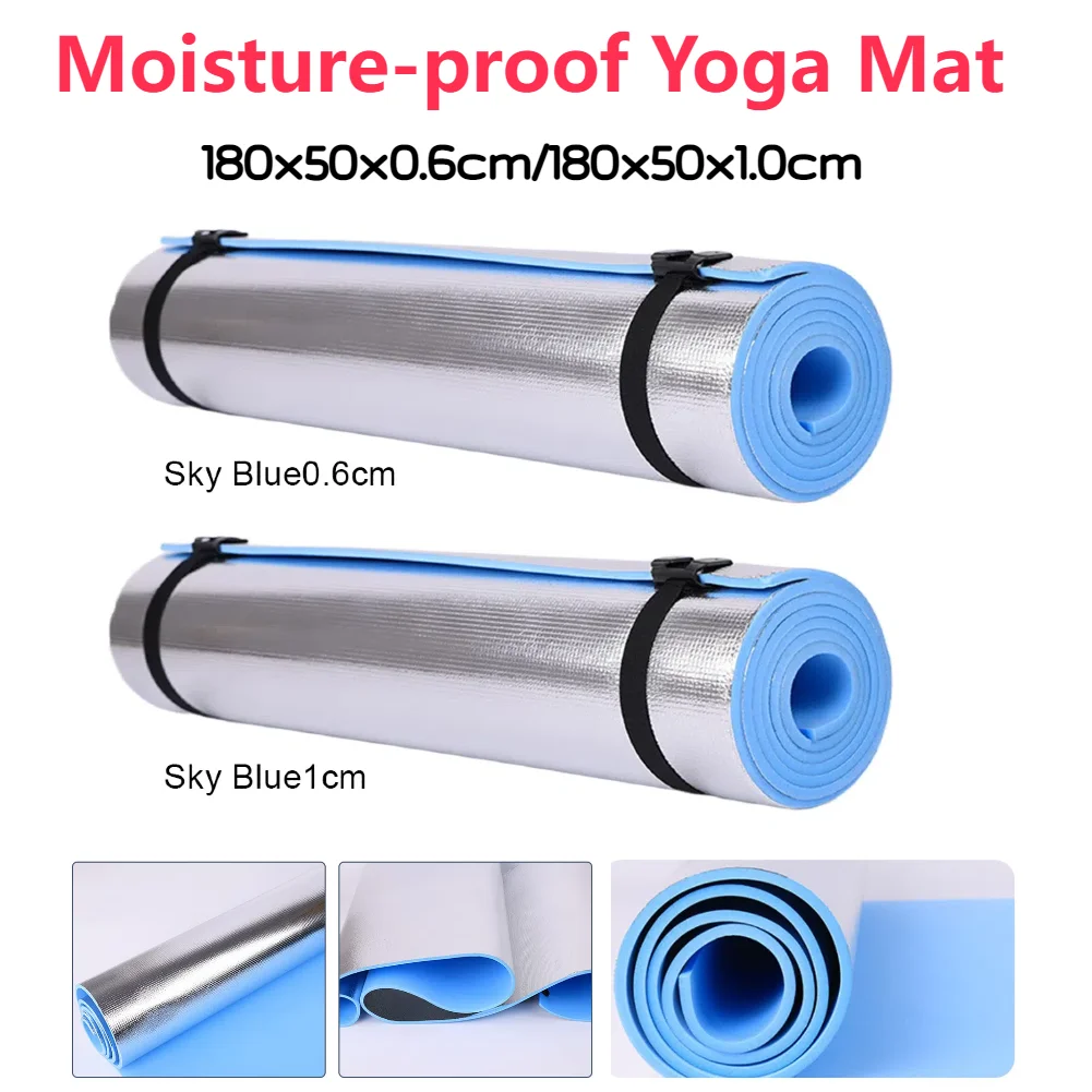 Waterproof Yoga Mat Moisture-proof Yoga Mat Thickened Aluminum Membrane Exercise Multifunction for Fitness Exercise yoga mat sports floor mats