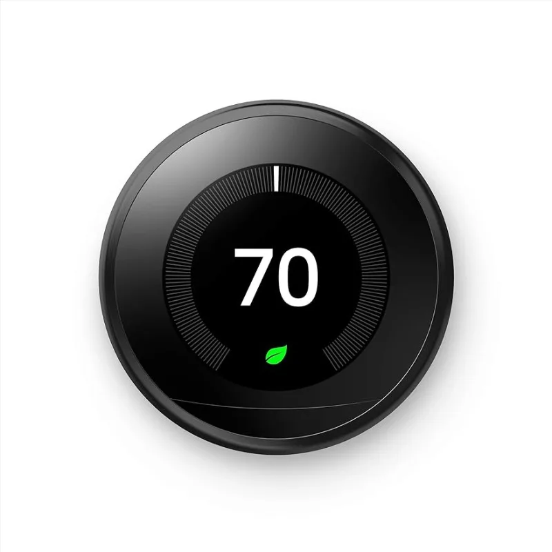 

Google Nest Learning Thermostat - Programmable Smart Thermostat for Home - 3rd Generation- Works with Alexa - Black