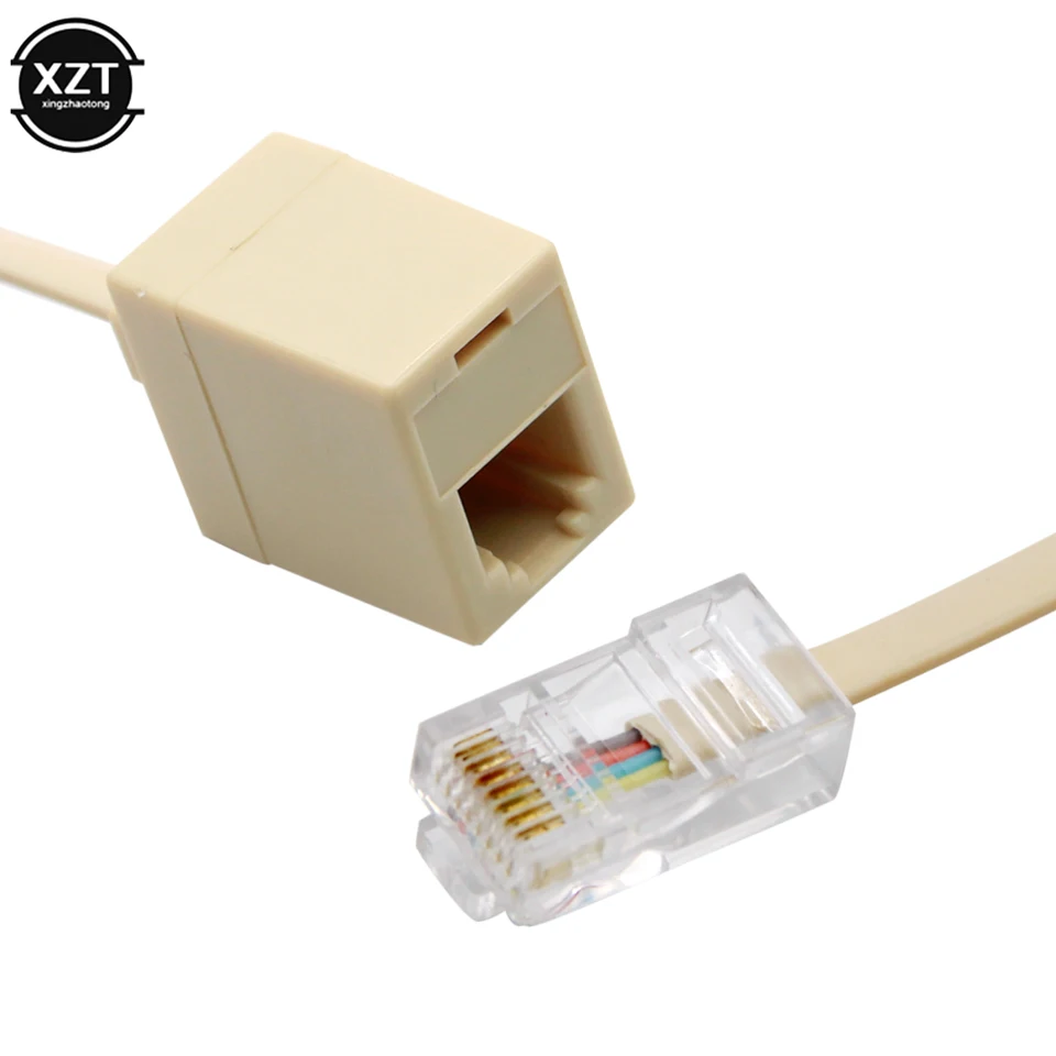 Cavo Adattatore Convertitore RJ45 A RJ11, Connettore Ethernet A Linea Telefonica, RJ45 8P8C Maschio A RJ11 6P6C Femmina - Foto 7