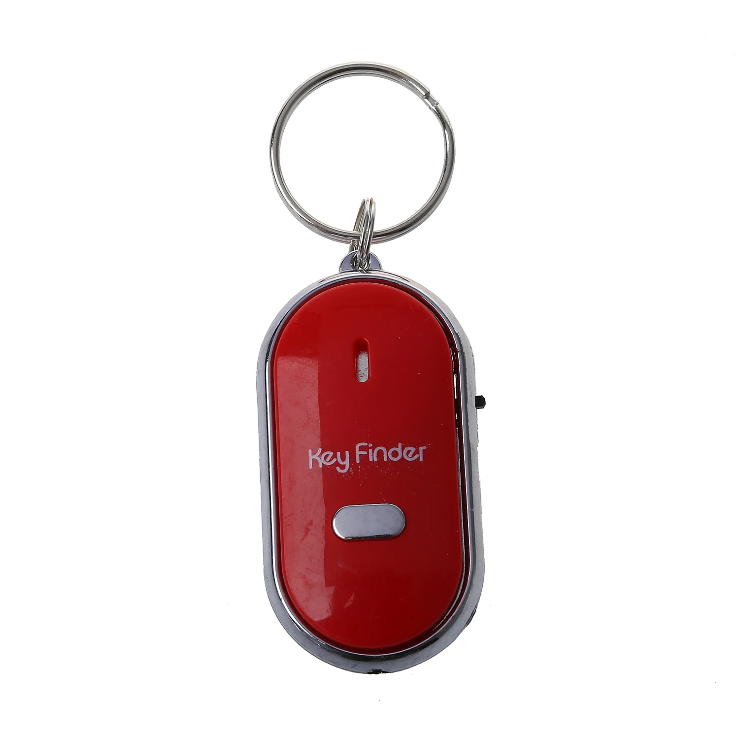 2pcs Whistle Lost Key Finder Flashing Beeping Locator Remote Keychain LED Ring 2