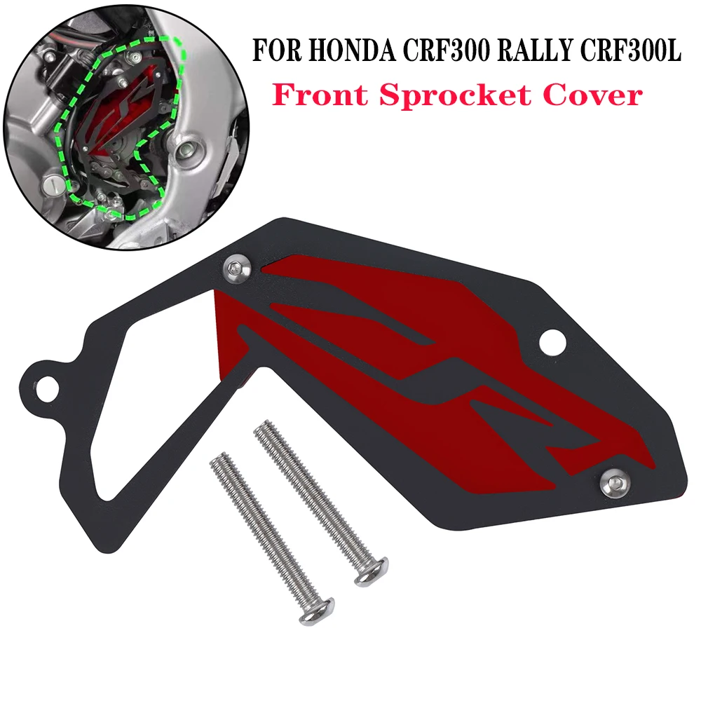 

Chain Guard Protector Front Drive Sprocket Guard Engine Case Protector For HONDA CRF 300L CRF300L CRF300 Rally 2020 2021 2022