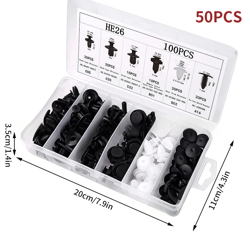 50PCS with box