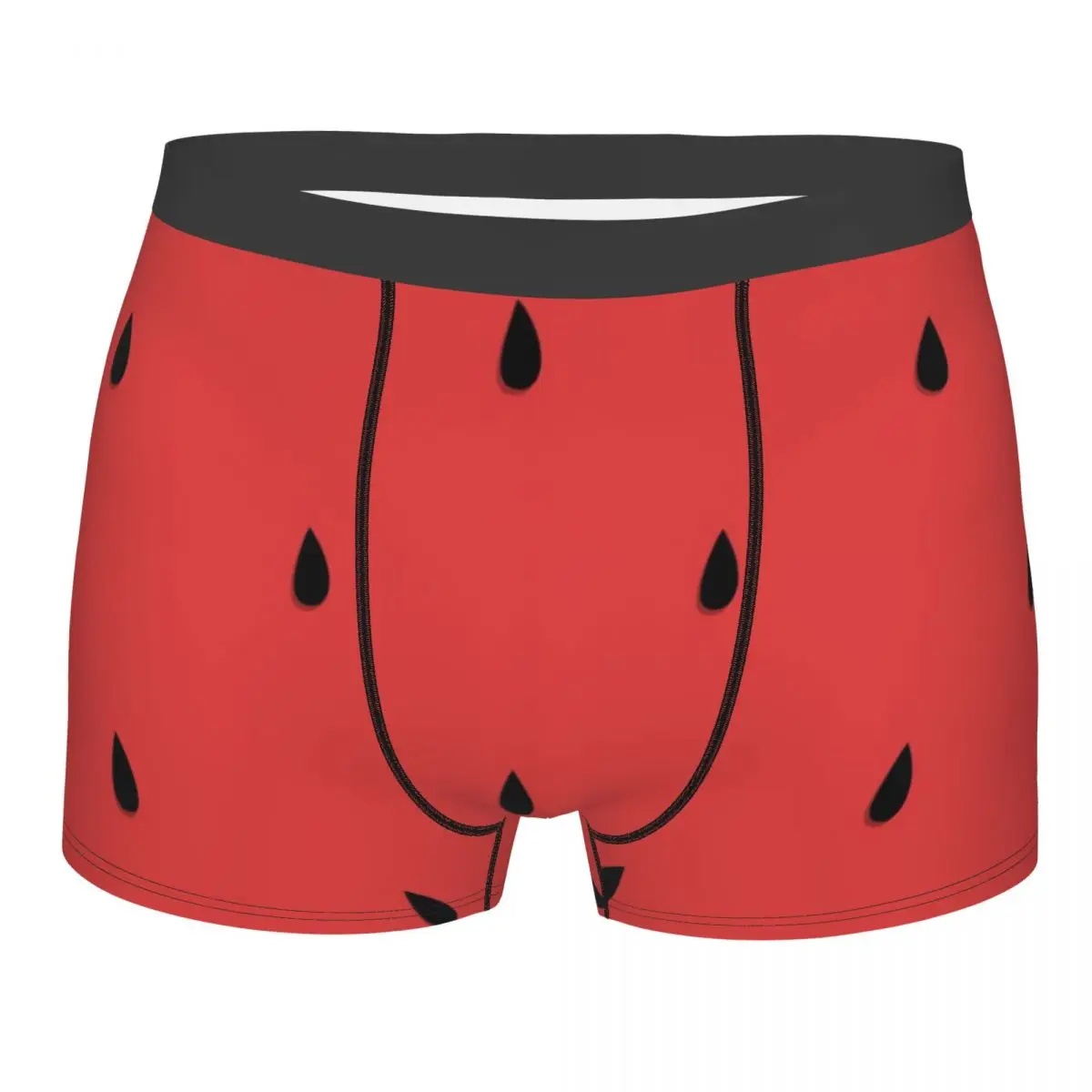 

Red Watermelon Fruit Underpants Homme Panties Man Underwear Sexy Shorts Boxer Briefs