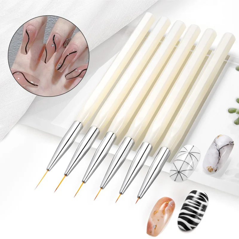 

Nail Stroke Pen Acrylic Painted Nail Art Gradient Spotting Very Fine Hook Line Fashion Manicure Nail Blooming Pen Phototherapy