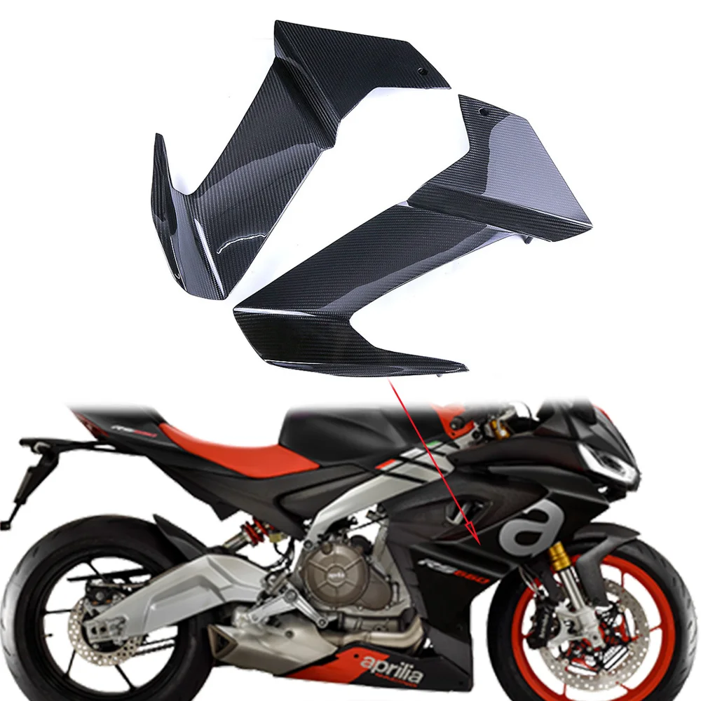 

Боковые обтекатели из углеродного волокна для Aprilia RS 660 100% Full 3K модифицированные аксессуары для мотоциклов боковая рамка Обтекатели 2020 +
