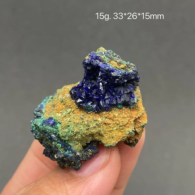 100% natural azurite and malachite symbiotic raw stone mineral specimen healing crystal gem collection