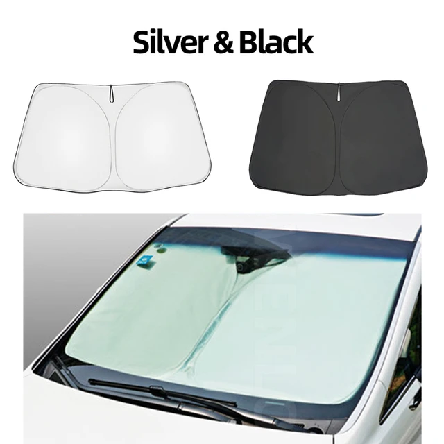 LUNQIN Custom Fit Car Sun Shade For Subaru Crosstrek 2018-2025 - Foldable Windshield Sunshade, Heat Insulation & UV Protection
