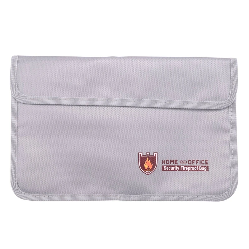 

Fireproof Document Bag,Waterproof And Fireproof Money Bag With Zipper,Fireproof Safe Storage Pouch For Passport Ect.