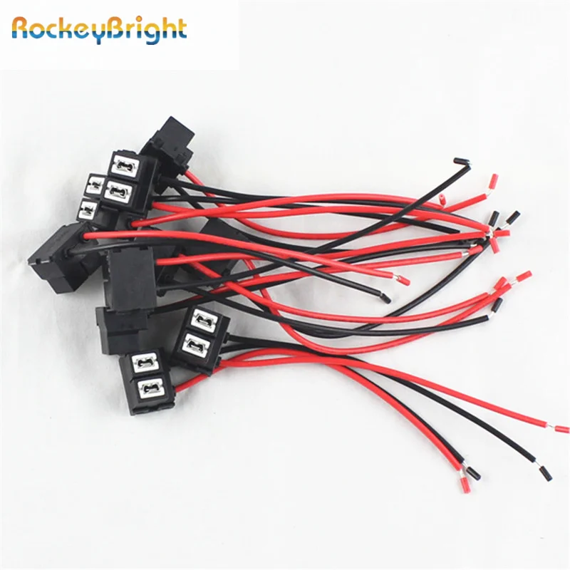 H7 plug ceramic socket adapter h7 led bulb car wire extention cable lamp connector