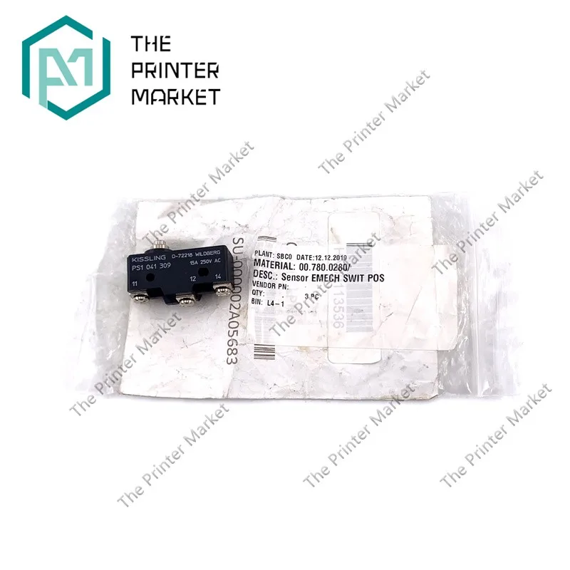 

00.780.0280 D-72218 PS1-041-309 15A 250V AC Sensor EMECH SWIT POS For Heidelberg SM74 PM74 Feeder Limit Switch PS1041309 D72218