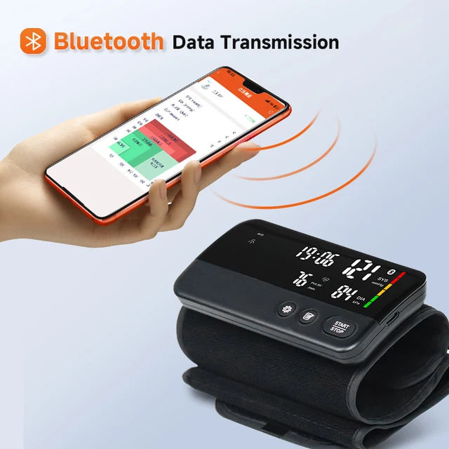Upper Arm Blood Pressure Monitor Bluetooth Data Transmission Large Screen 2x99 Group Memory Intelligent Pressurization Portable 1