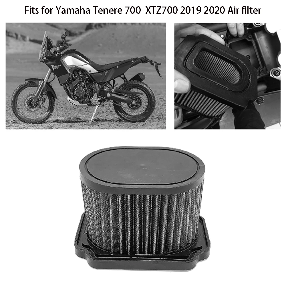 

Fit For Yamaha Tenere 700 XTZ Rally Motorcycle Accessories Air Intake Filter Air-Cleaner Replace Part XTZ700 T7 2019-2021