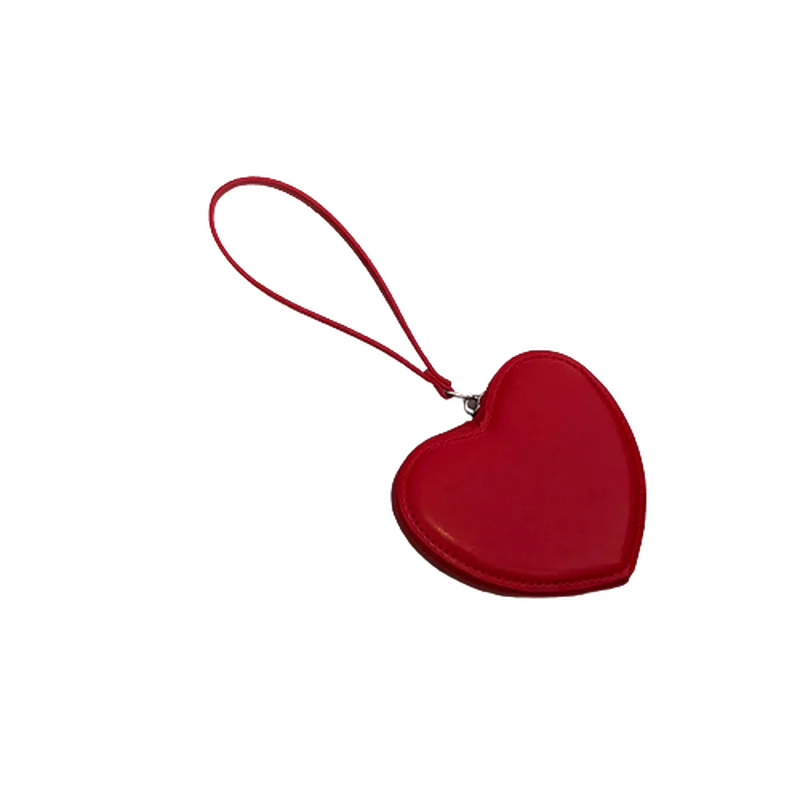 

New Fashion Women Cute Heart Shaped HandBag Female Plush Love Coin Wallet Valentine's Day Gift Hand Purses For Ladies