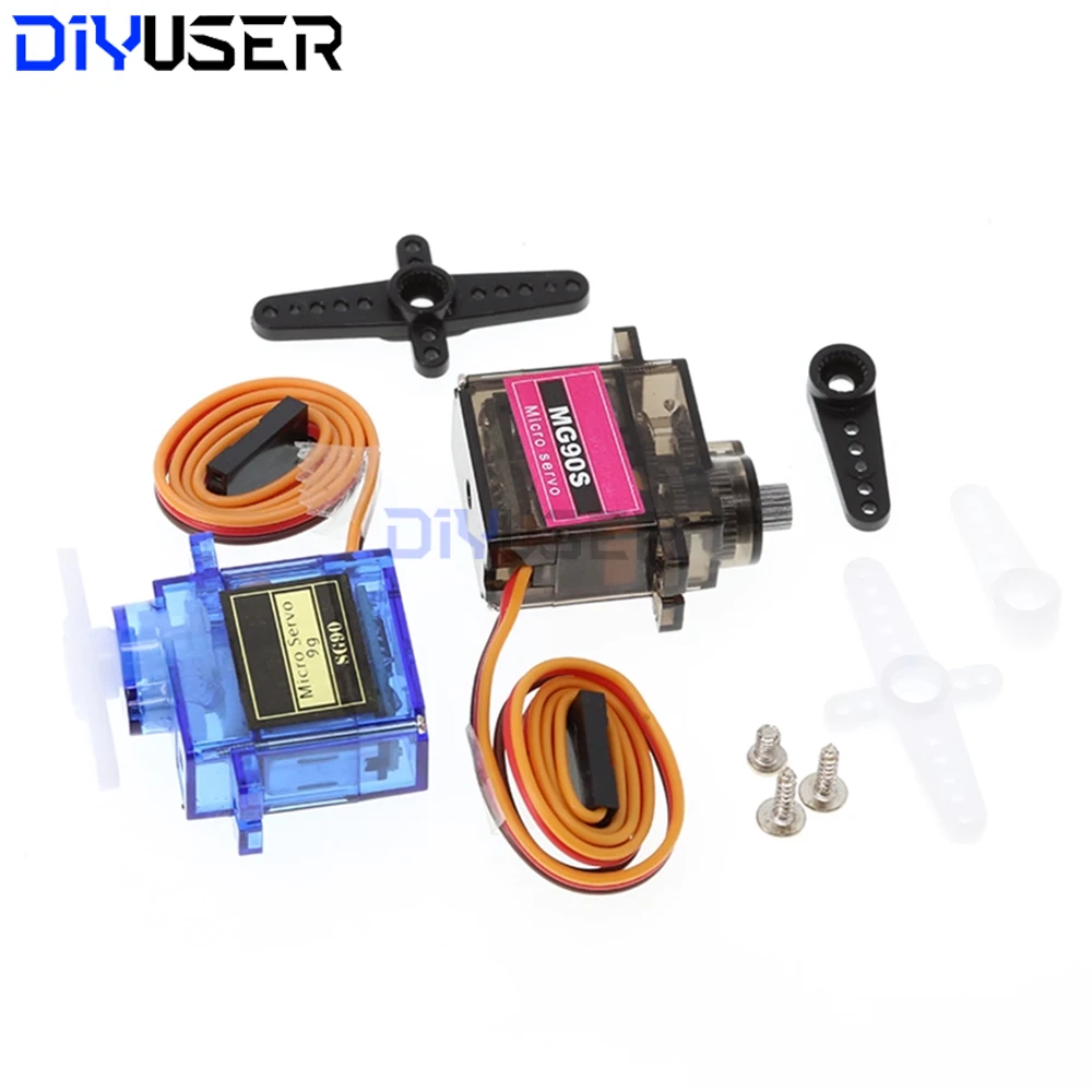 Enhanced Servo with Metal or Plastic Gear Option for RC Models and DIY Projects