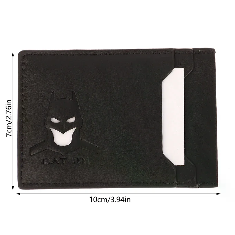 1Pcs Leather Bat Wallet For Men Personalized Gift For Husband Unique Birthday