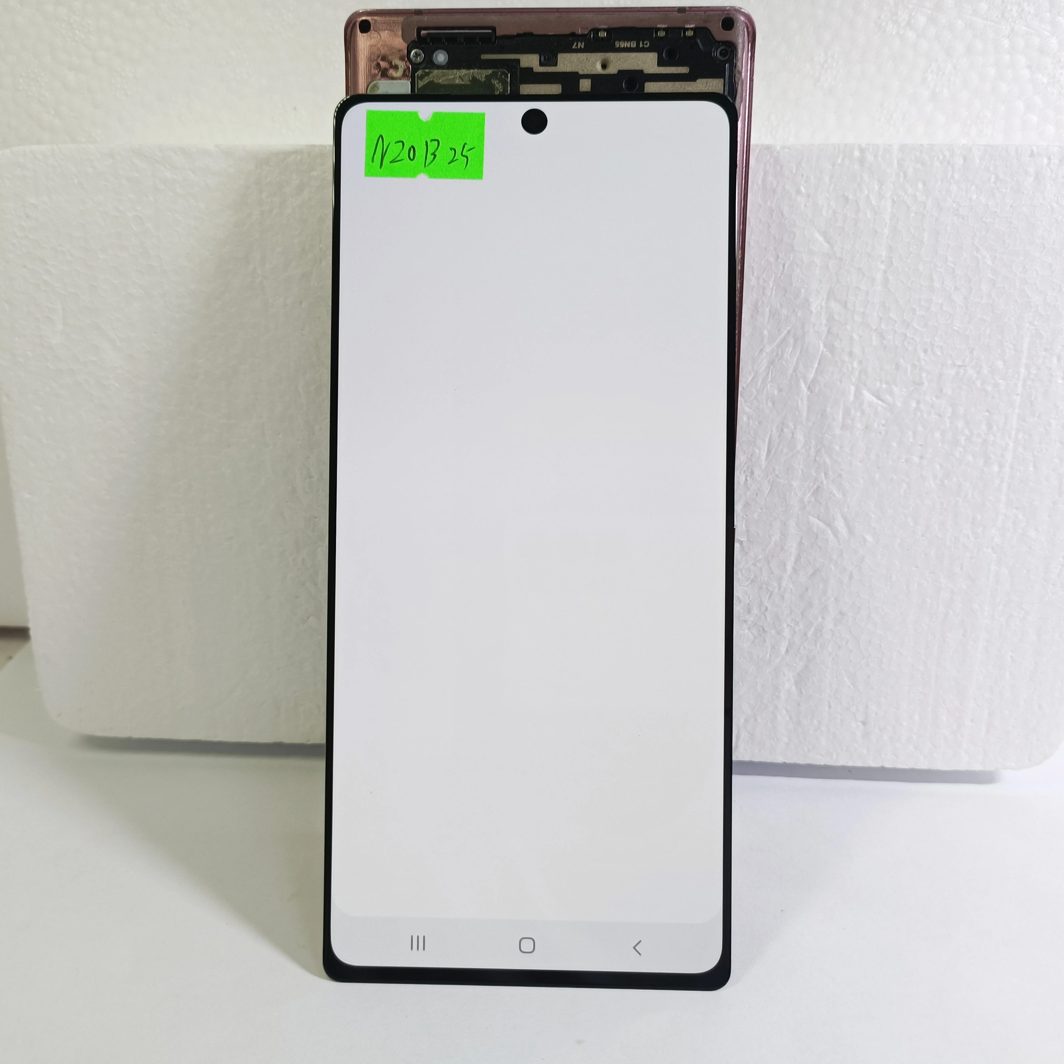 Écran LCD AMOLED pour Samsung Galaxy Note 20, filigrane Black Dot, 100 d