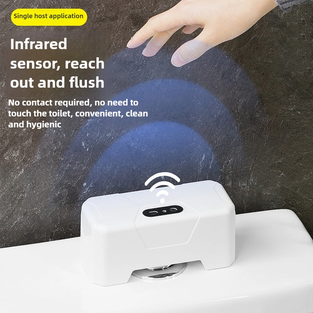 Toilet Intelligent Sensing Flushing Device Household Electric Press Device Closestool Infrared Sensing Fully Automatic Flushing