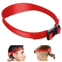 DIY Hair Trimming Template Haircut Band Breathable Curved Silicone Home Hair Trimming Guide for Boys Men 1
