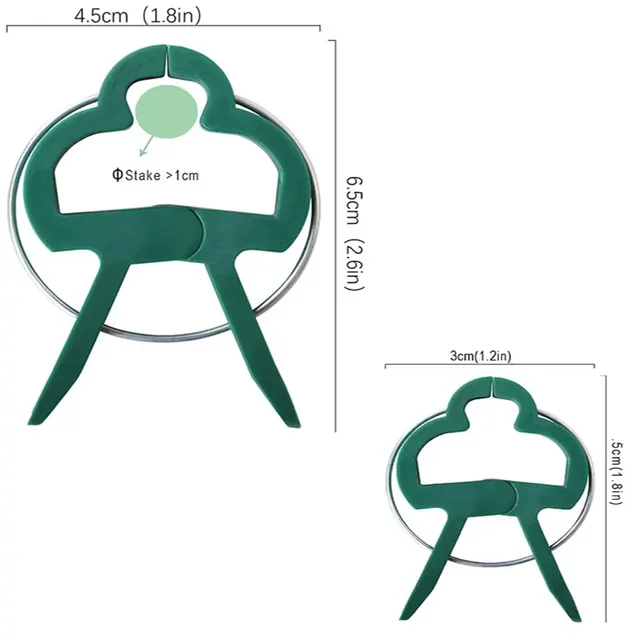 20Pcs Plant Fixed Clips Reusable Garden Greenhouse Bracket for Fixed Plants Vine Flower Seedling Stem Support Garden Supplies 2