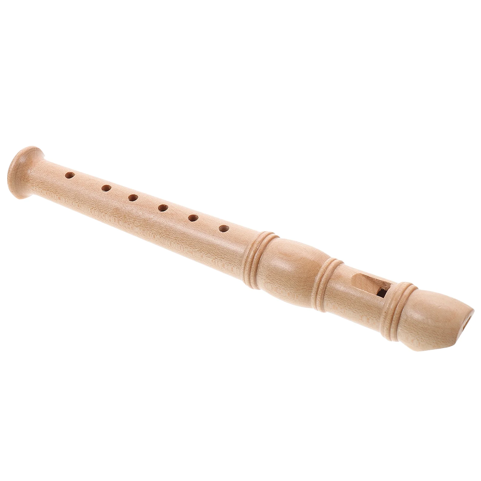 Wooden Flute Kids Recorder Flute Wooden Clarinet Soprano Wind Instrument Toy Music Educational For Children Musical Instruments Bright Sound