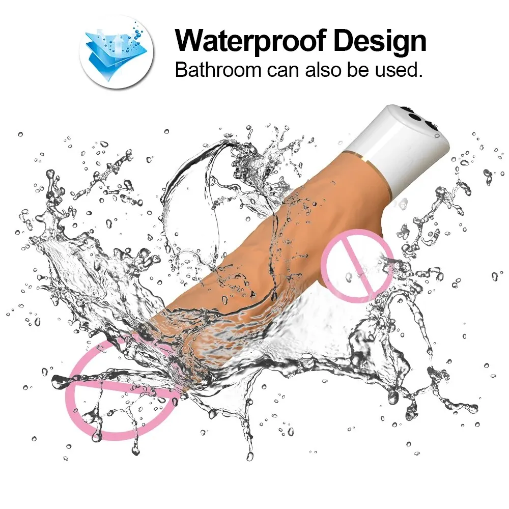 Automatic Thrusting Dildo G Spot Vibrator with Suction Cup Sex Toy for Women Adult Hand-Free Sex Fun Anal Vibrator for Orgasm