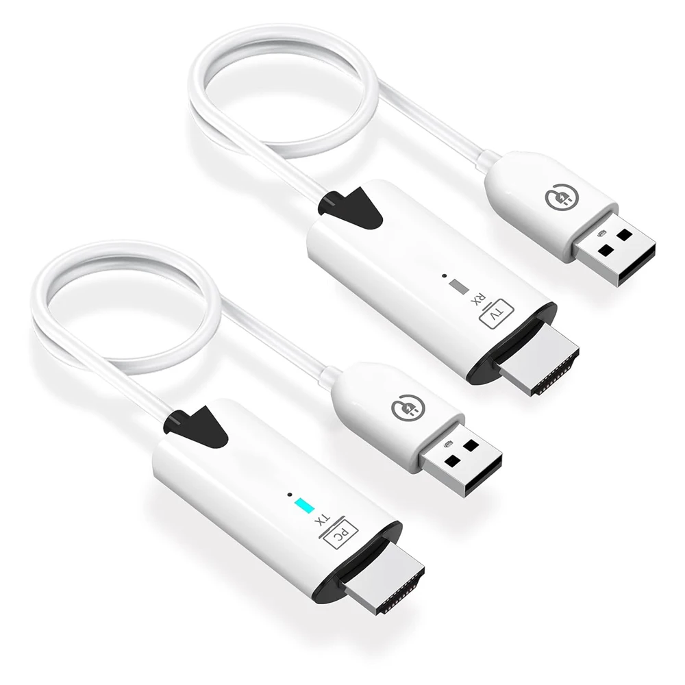 휴대용 무선 HDMI 송신기 및 리시버, 플러그 앤 플레이, 노트북, TV 박스..