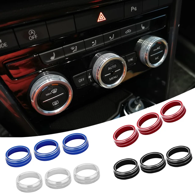 Air Condition Knob Trim Ring Climate Control Adjust Button Cover