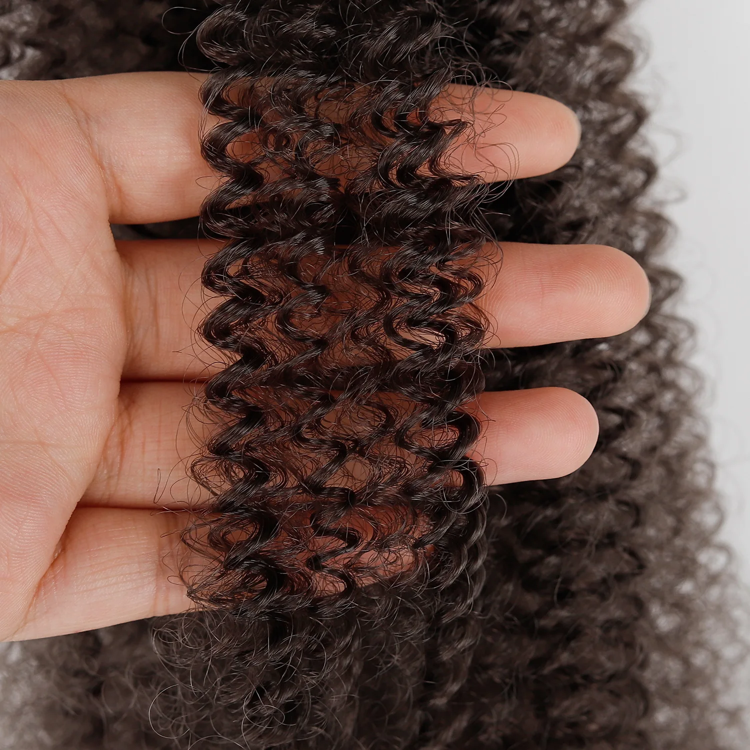 Springy Afro Twist Hair 14inch Marley Twist Braiding Hair Pre Separated Wrapping Hair for Soft Locs Kinky Synthetic Hair 6