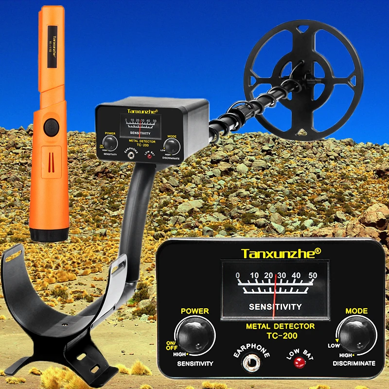 Metal Detector Underground depth Detector Adjustable Tracker Metal Detector Treasure Hunter Gold Digger accurate locating TC