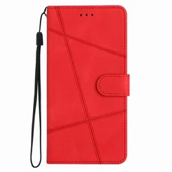 Sleek and Functional Card Wallet Phone Case for Galaxy M36 5G (Red PA)