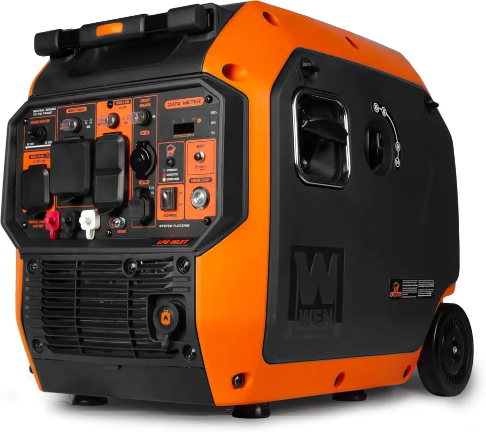 Quiet 6800 Watt Dual Fuel Portable Inverter Generator