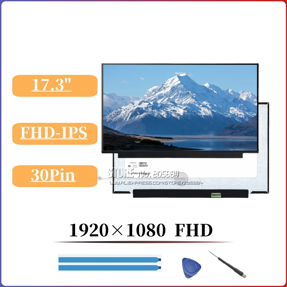 17.3-inch laptop screen LP173WF5-SPB1 SPB2 SPB3 SPB4 SPZ1 SPA1 16.2M 72 ...