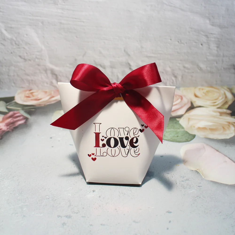 8 Adet Yay Hediye Kutuları, Sevgililer Günü Aşk Mektupları Hediye Çantaları, Barbie Parti Hediyeleri için Şeker Kutusu, Düğünler, Doğum Günü Kutlaması