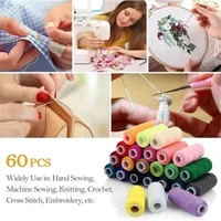 100 Random Color Thread Spools Set – 250 Yards Each, Perfect for Hand & Machine Sewing - Image 5