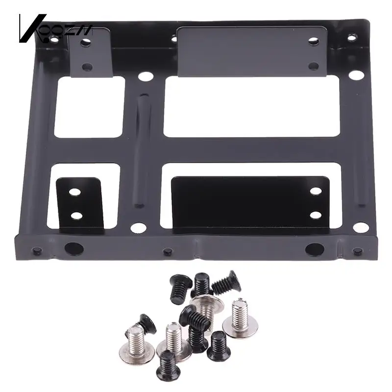 

Dual Desktop SSD Mounting Bracket 2.5 To 3.5 Inch Hard Disk Bracket Hard Drive Internal Adapter Mounting Kit Bracket